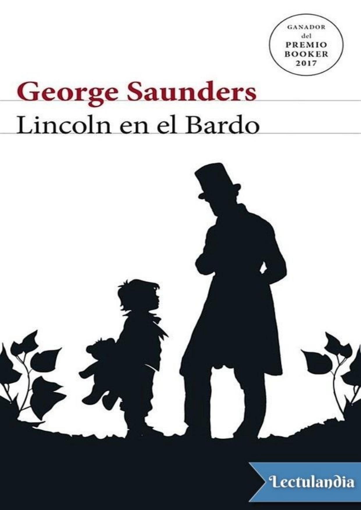 Lincoln en el Bardo de George Saunders, portada del libro
