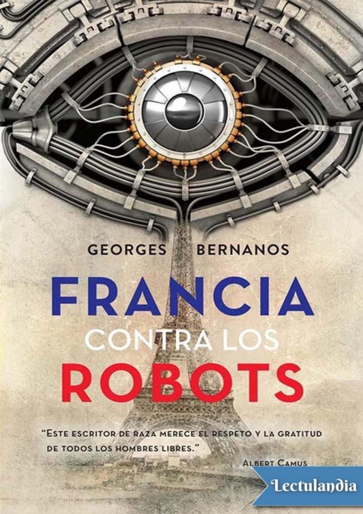 Francia contra los robots de Georges Bernanos, portada del libro