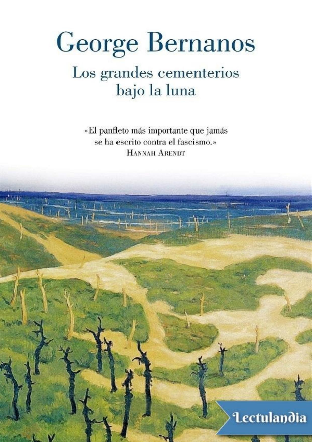 Los grandes cementerios bajo la luna de Georges Bernanos, portada del libro