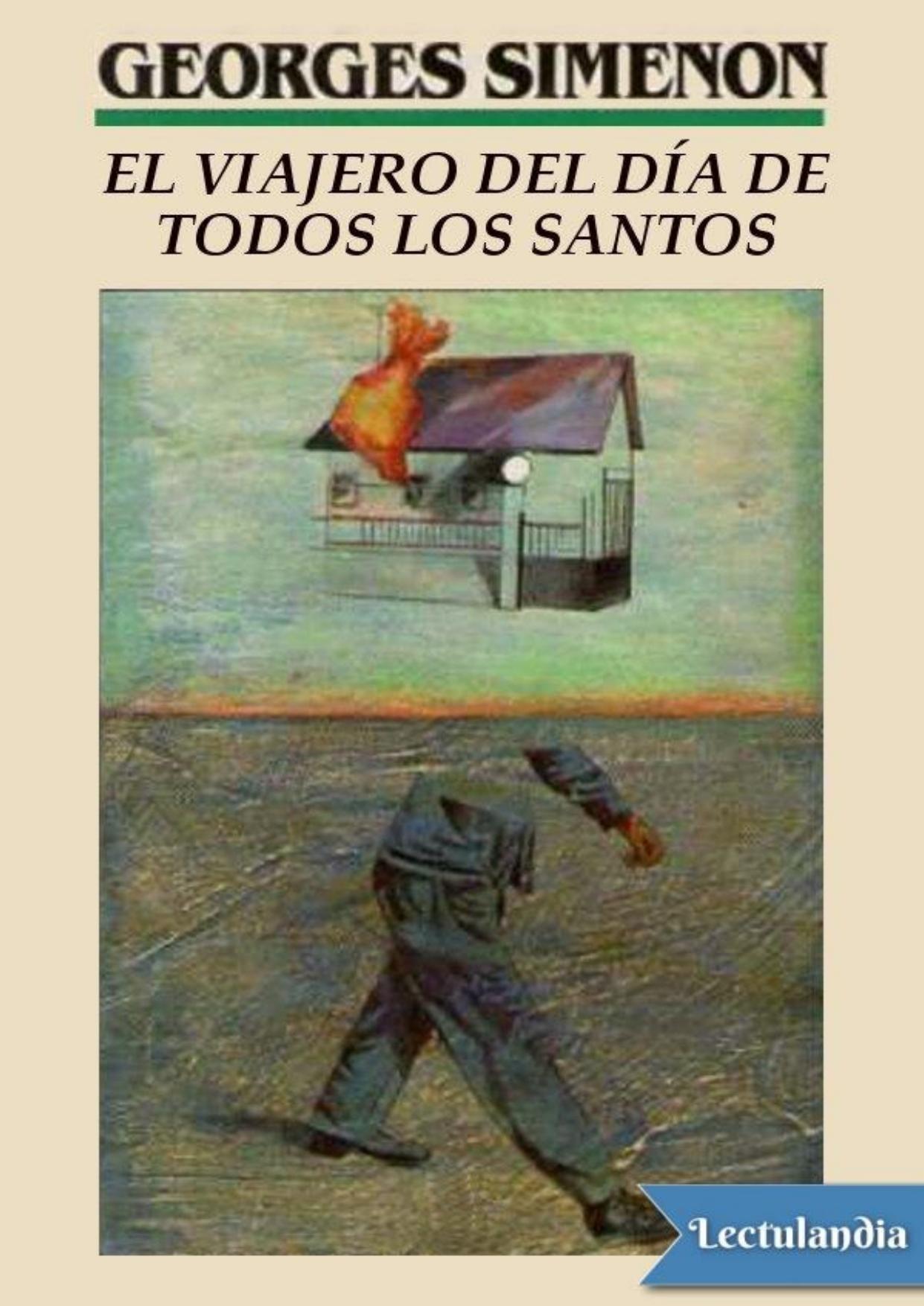 El viajero del día de Todos los Santos de Georges Simenon, portada del libro
