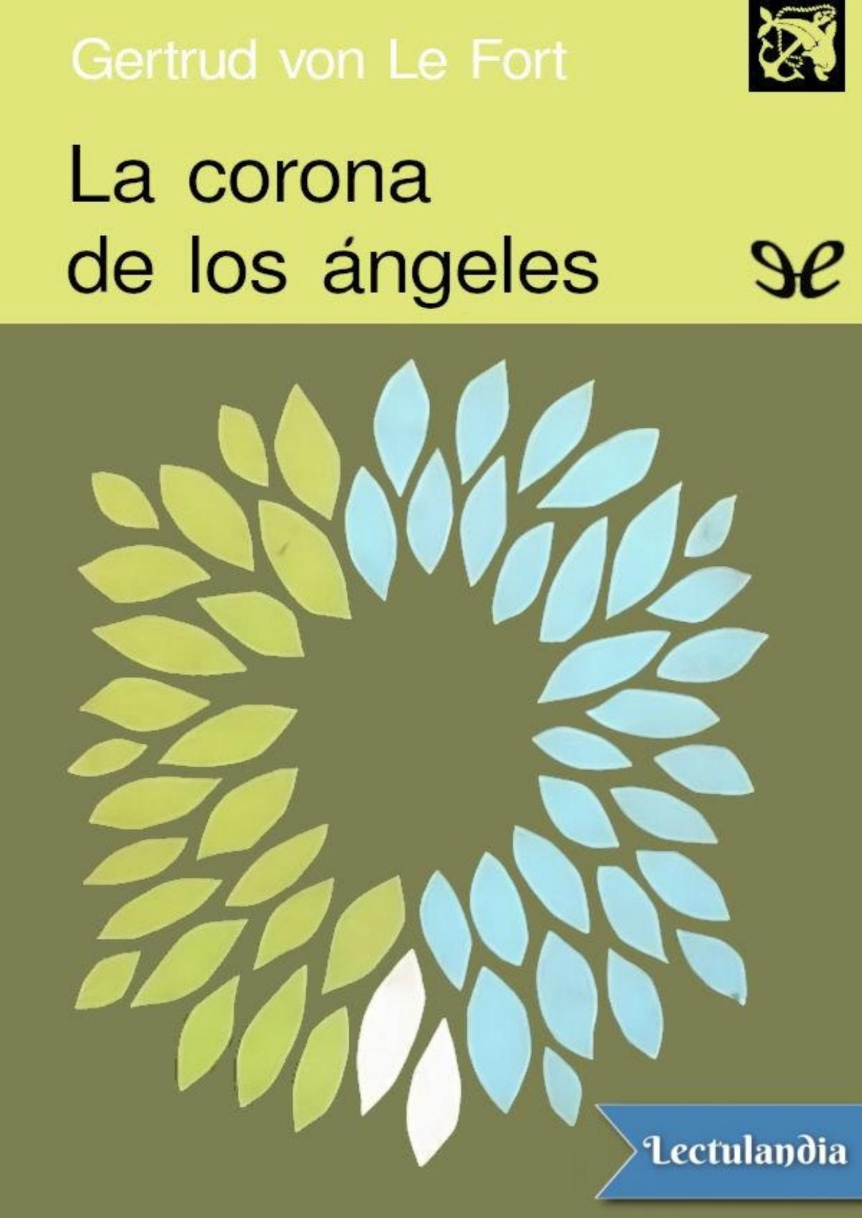 La corona de los ángeles de Gertrud von Le Fort, portada del libro
