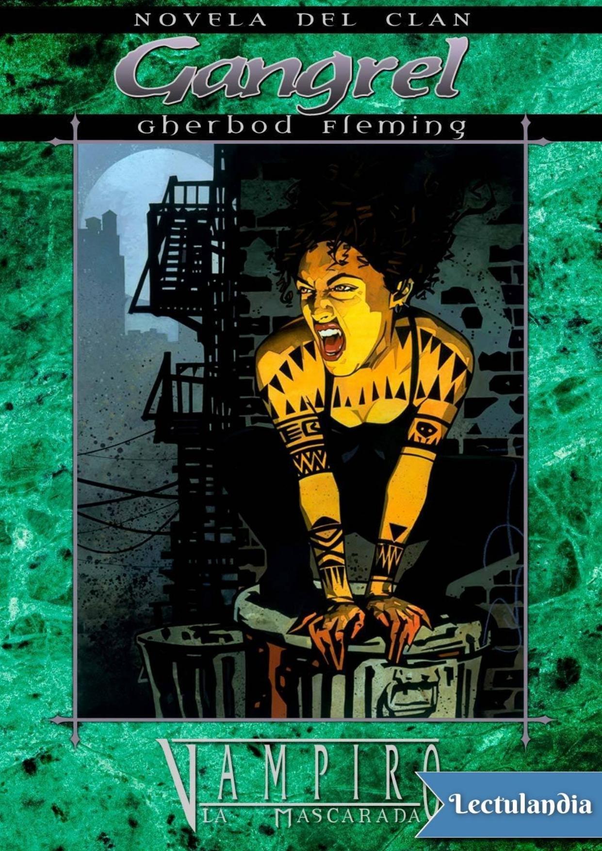Novela del Clan Gangrel de Gherbod Fleming, portada del libro