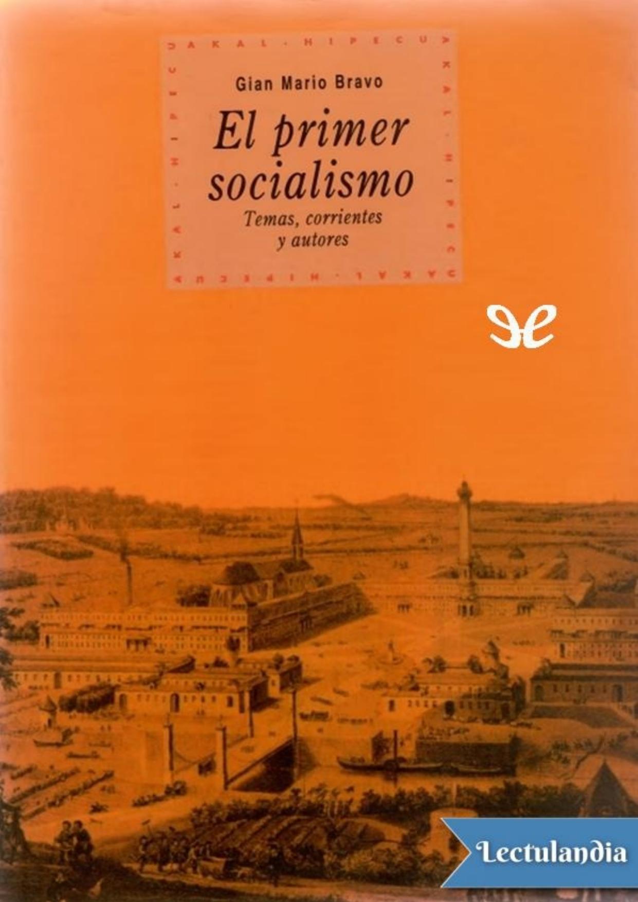 El primer socialismo de Gian Mario Bravo, portada del libro