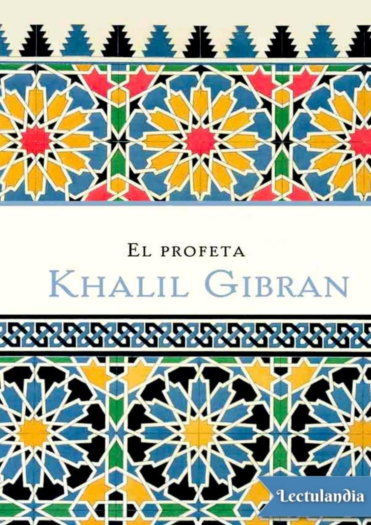 El profeta de Gibran Khalil Gibran, portada del libro
