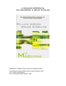 Portada de La maquina diferencial