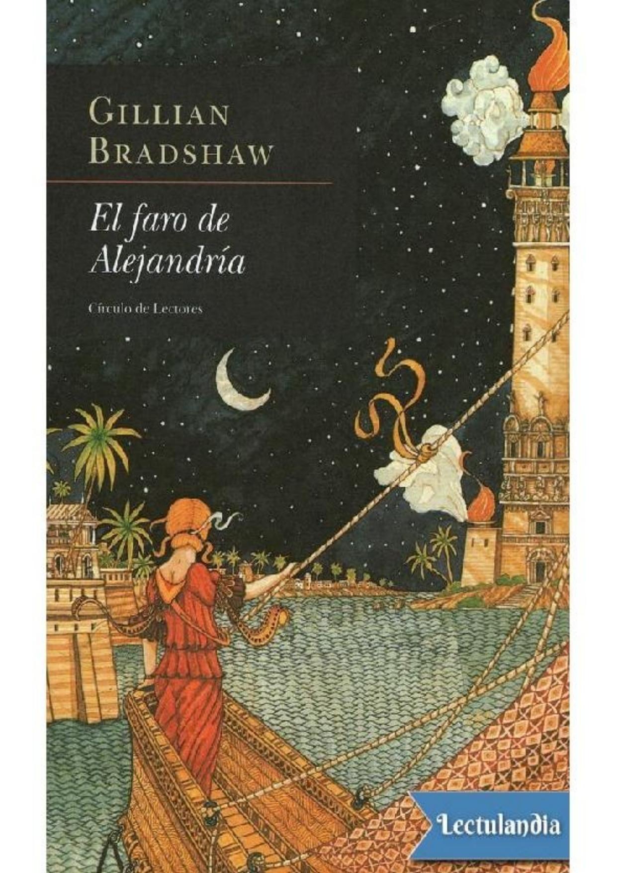 El faro de Alejandría de Gillian Bradshaw, portada del libro