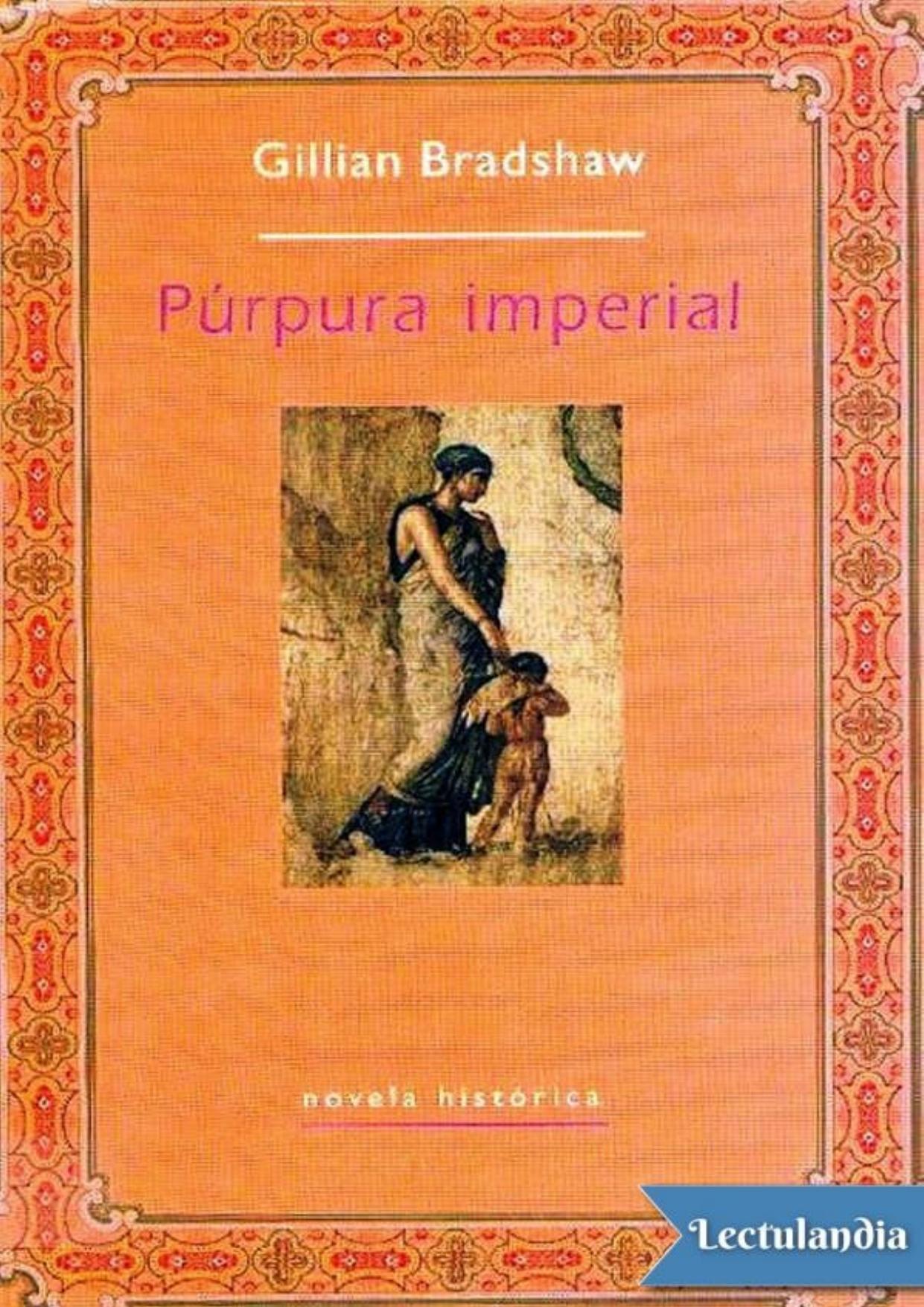 Púrpura imperial de Gillian Bradshaw, portada del libro