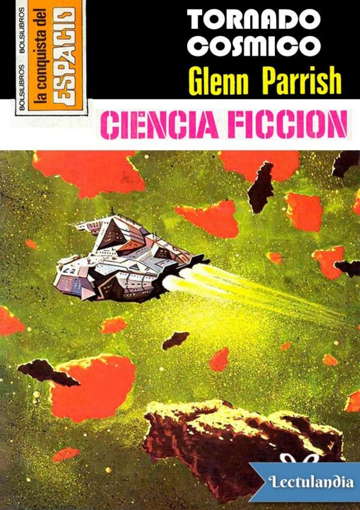 Tornado cósmico de Glenn Parrish, portada del libro