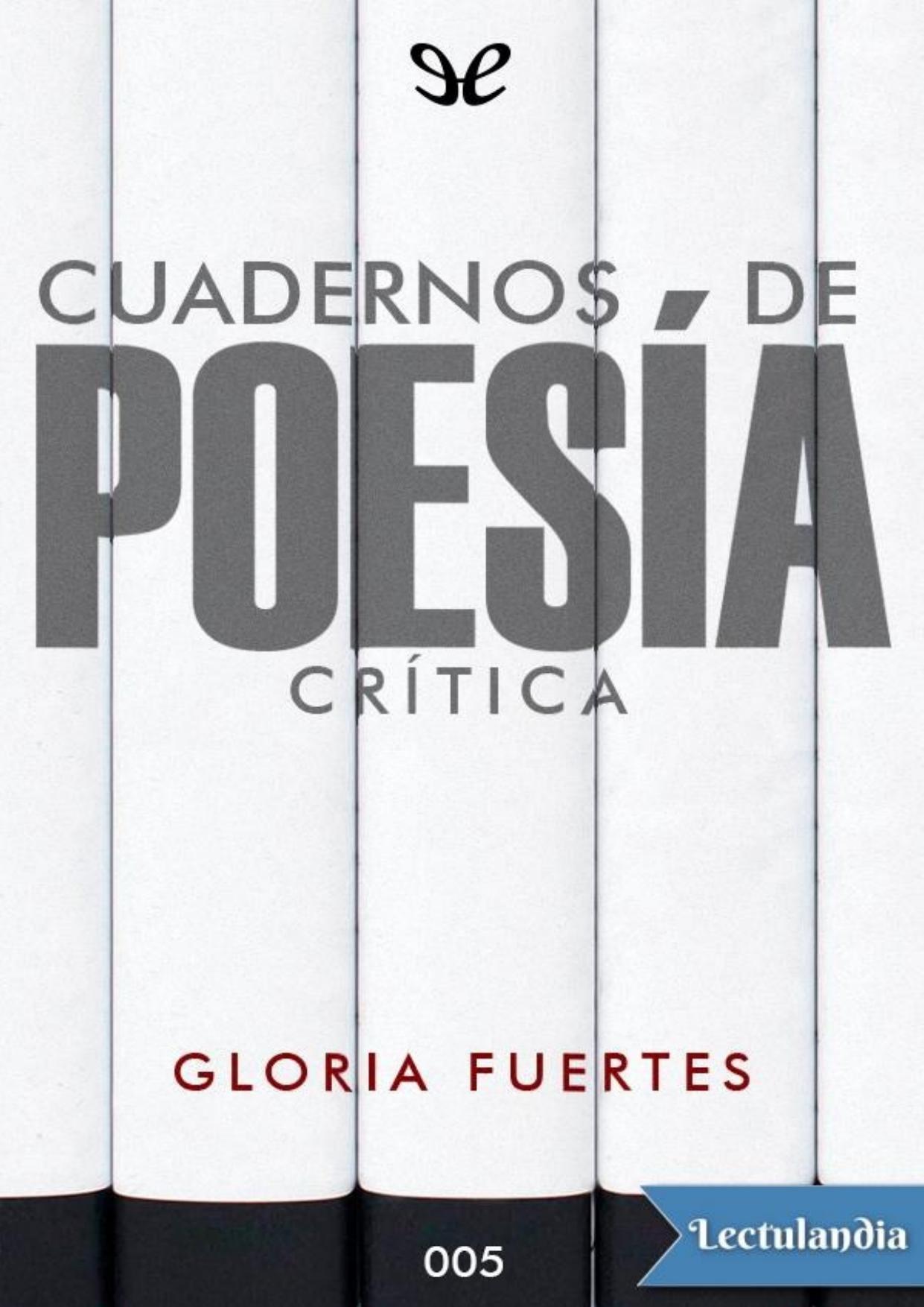 Gloria Fuertes de Gloria Fuertes, portada del libro