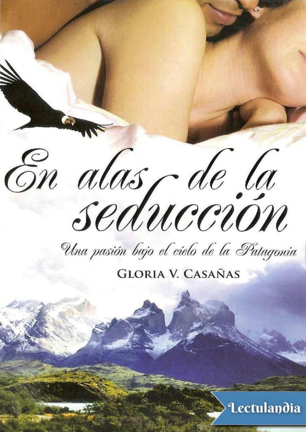 En alas de la seducción de Gloria V. Casañas, portada del libro