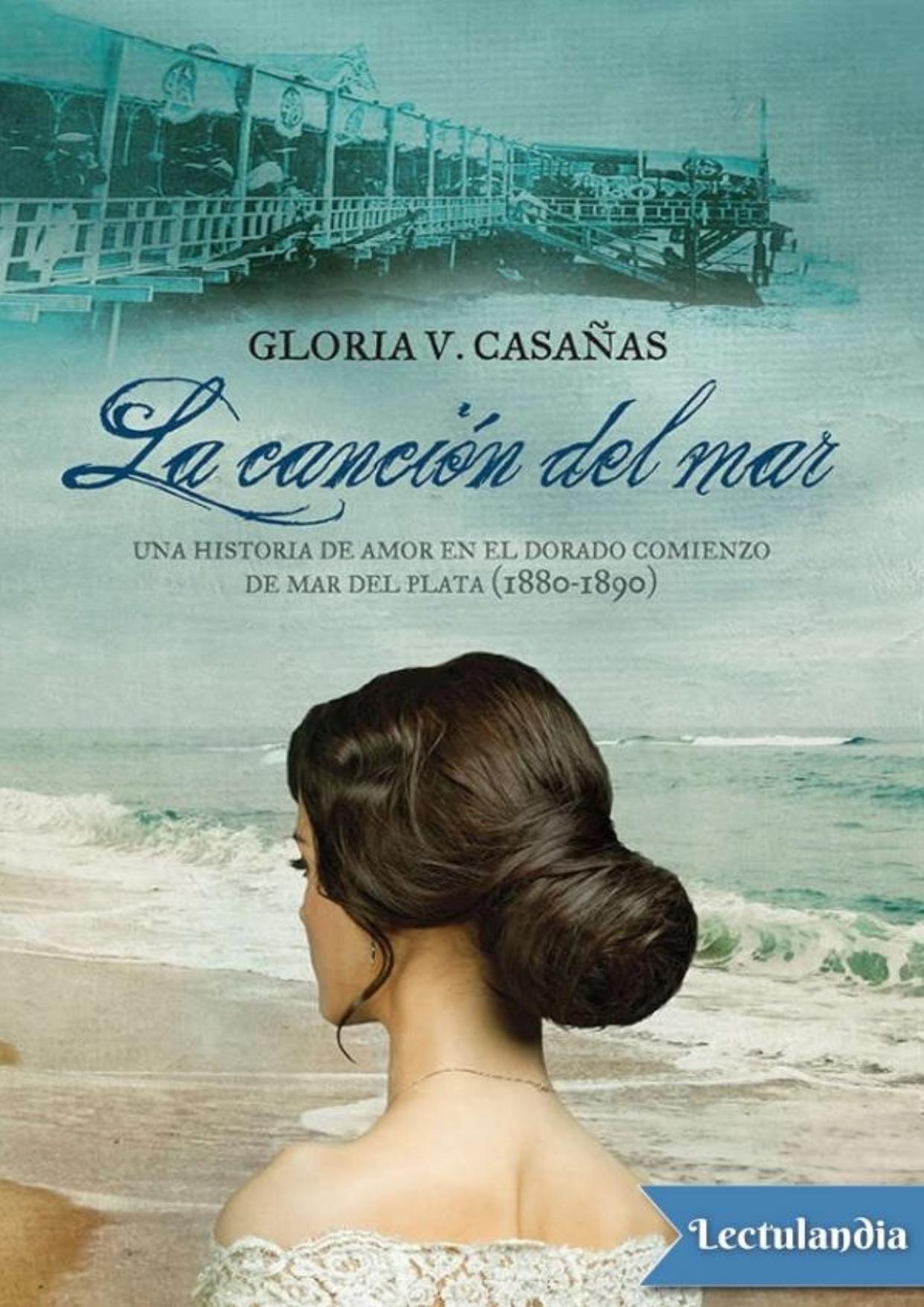 La canción del mar de Gloria V. Casañas, portada del libro