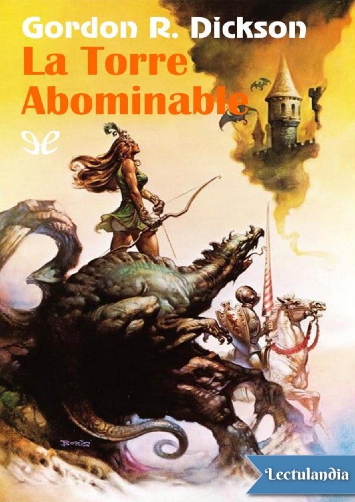 La torre abominable de Gordon R. Dickson, portada del libro