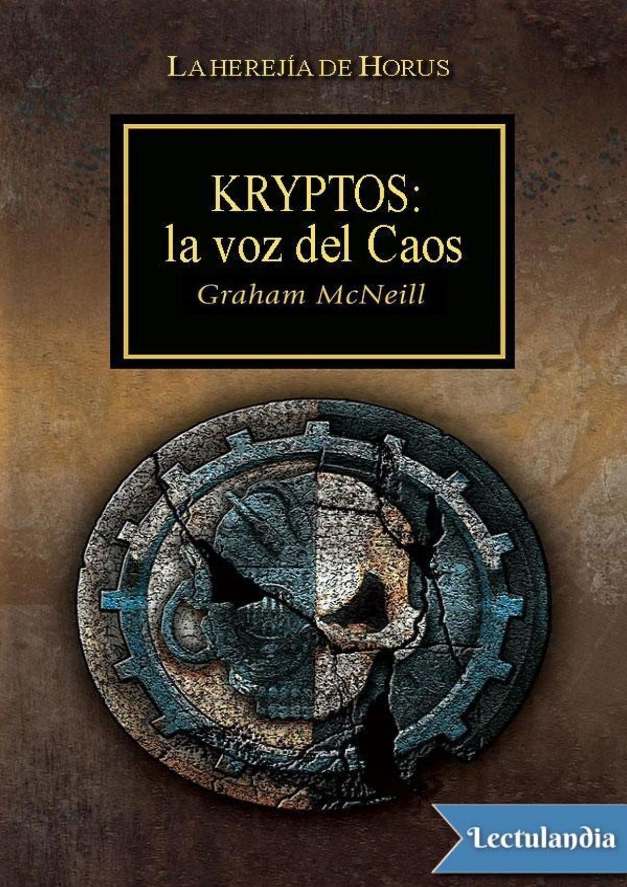 Kryptos de Graham McNeill, portada del libro