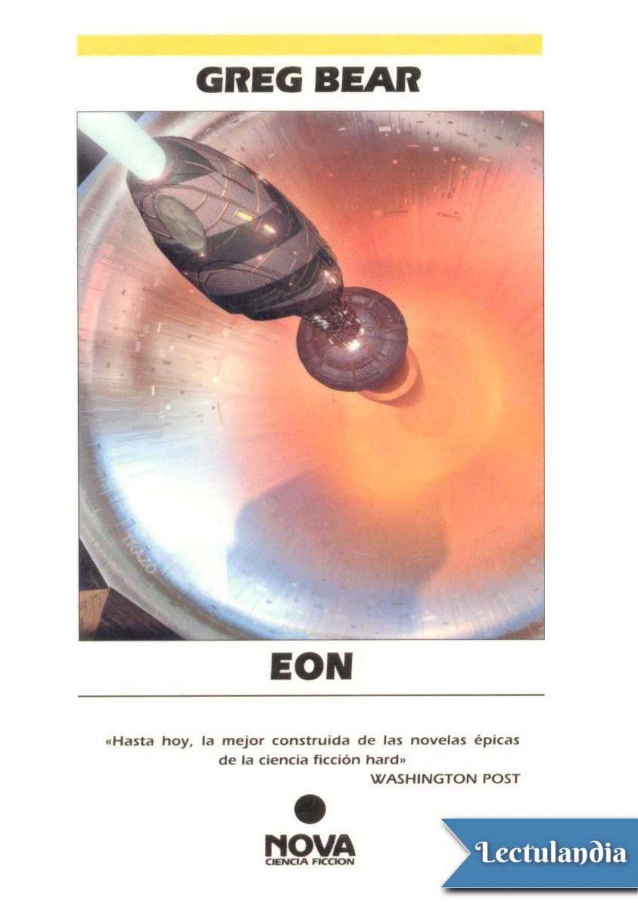 Eón de Greg Bear, portada del libro