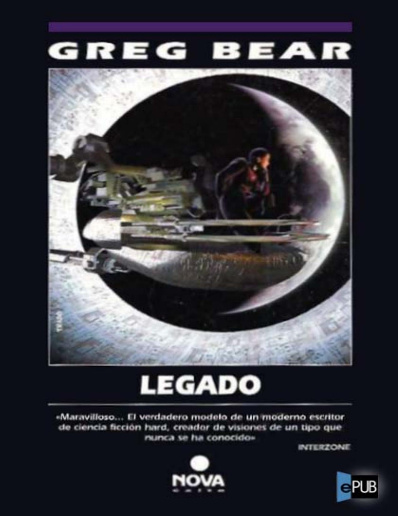 Legado de Greg Bear, portada del libro