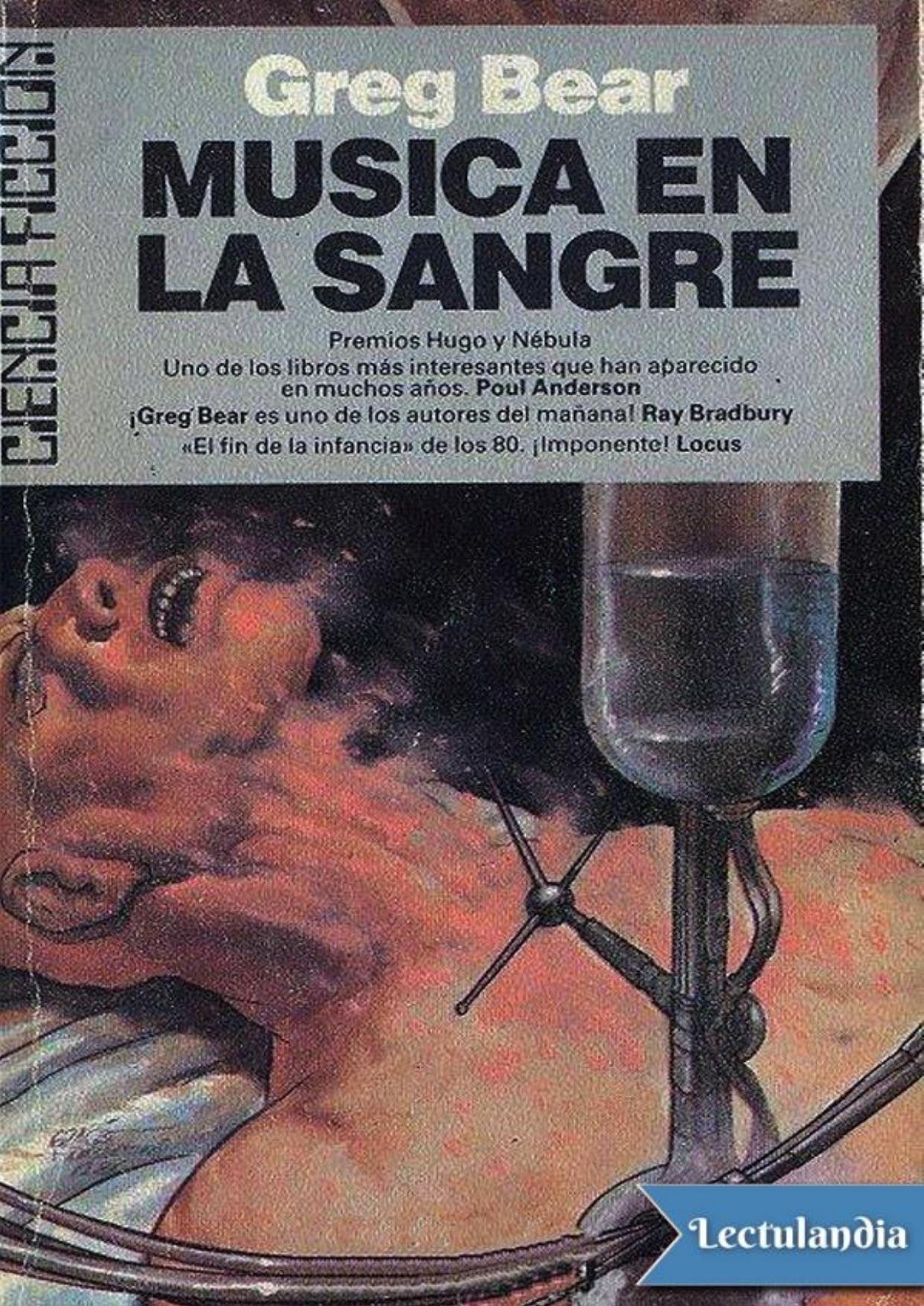 Música en la sangre de Greg Bear, portada del libro