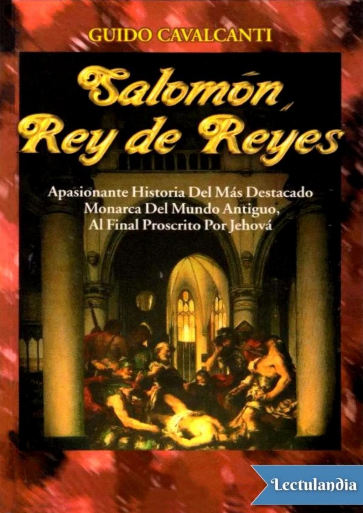 Salomón, rey de reyes de Guido Cavalcanti, portada del libro