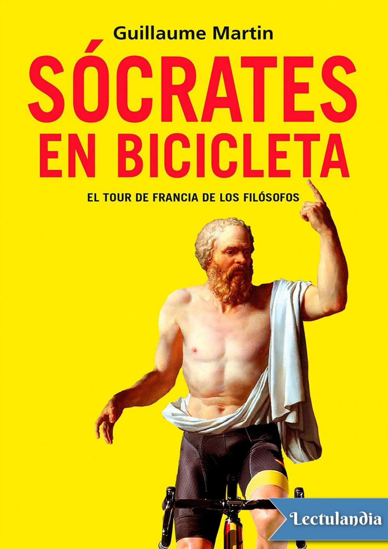 Sócrates en bicicleta de Guillaume Martin, portada del libro