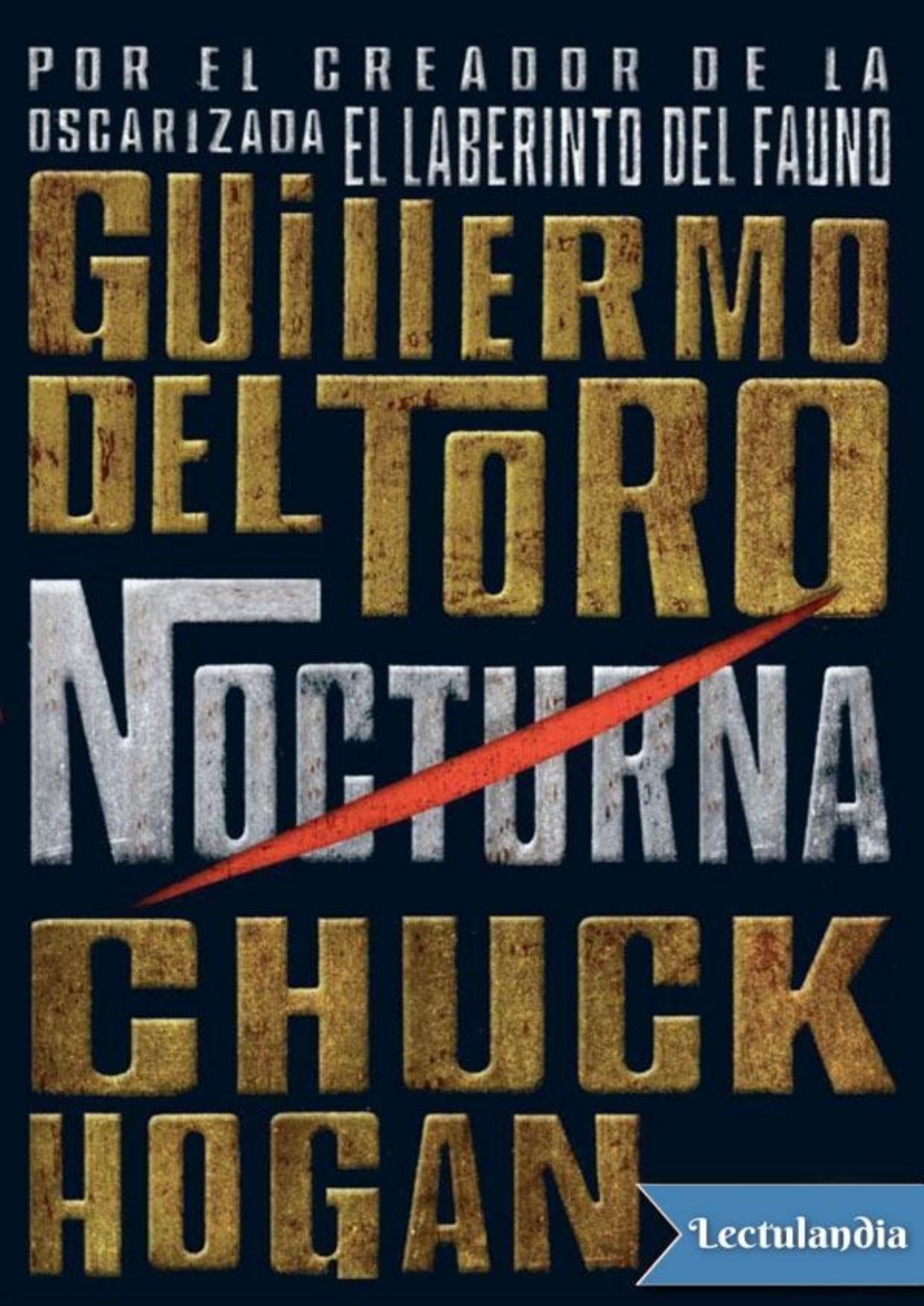 Nocturna de Guillermo del Toro y Chuck Hogan, portada del libro