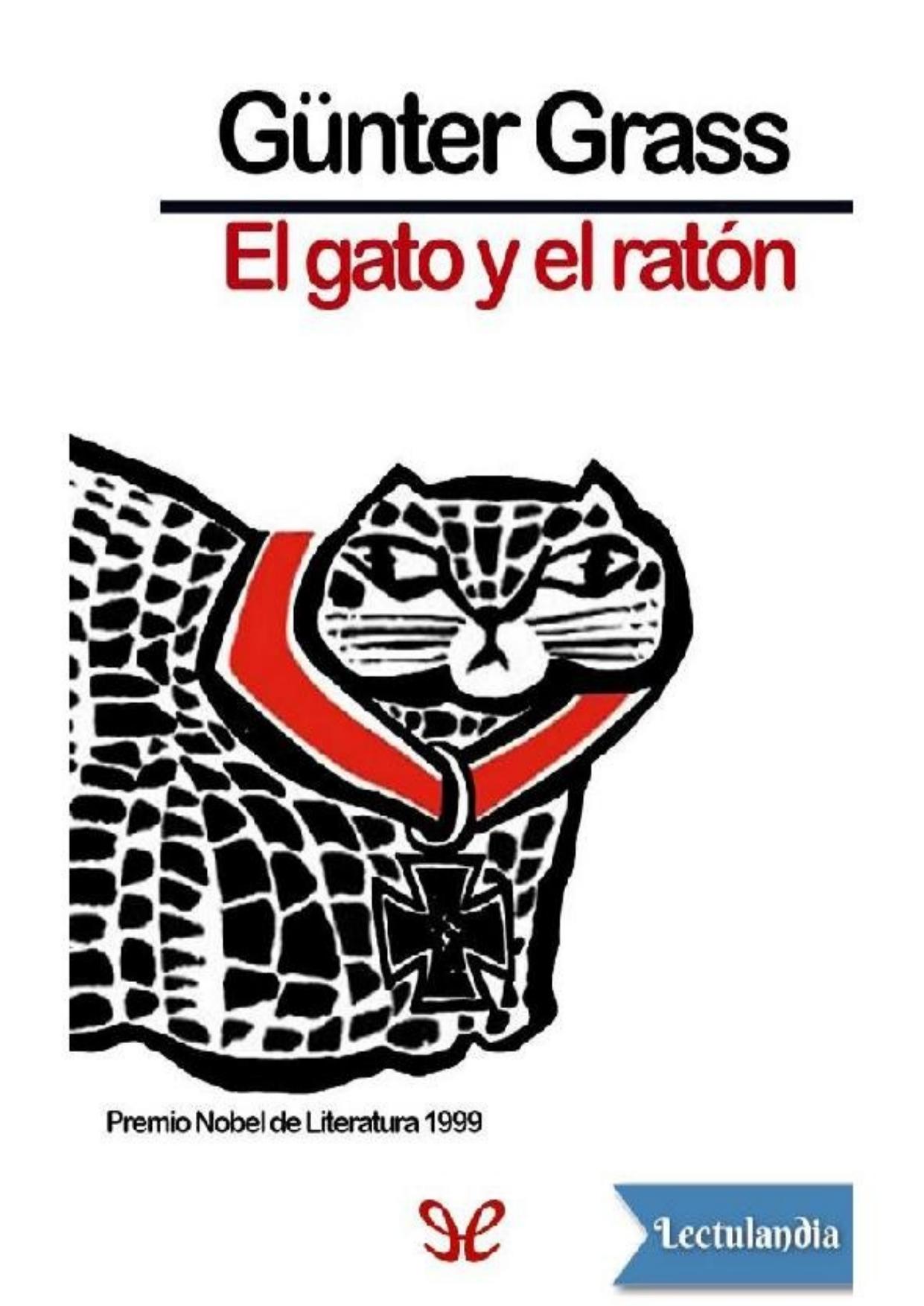 El gato y el ratón de Günter Grass, portada del libro
