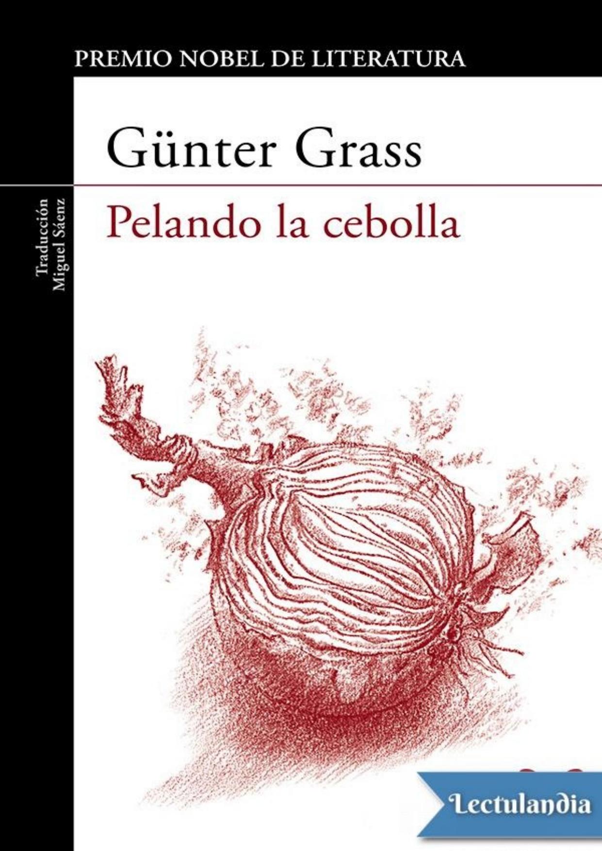 Pelando la cebolla de Günter Grass, portada del libro