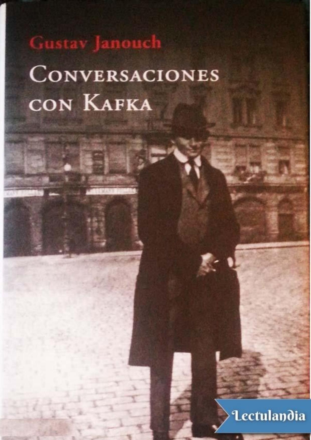 Conversaciones con Kafka de Gustav Janouch, portada del libro