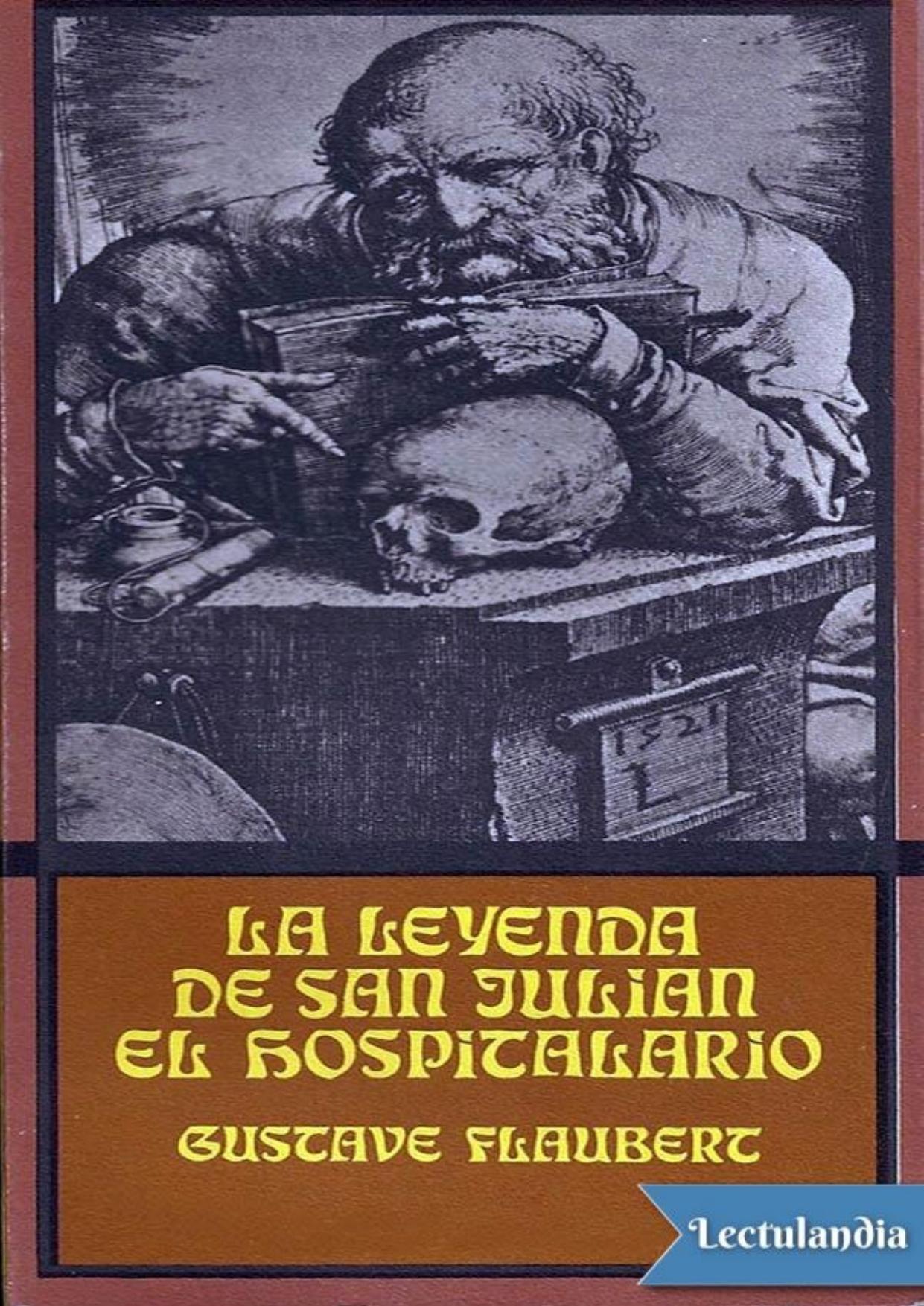 La leyenda de San Julián el Hospitalario de Gustave Flaubert, portada del libro