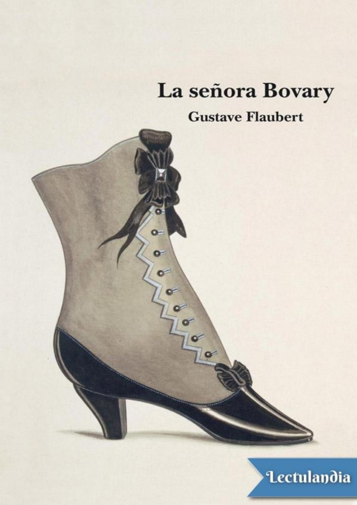 La señora Bovary de Gustave Flaubert, portada del libro