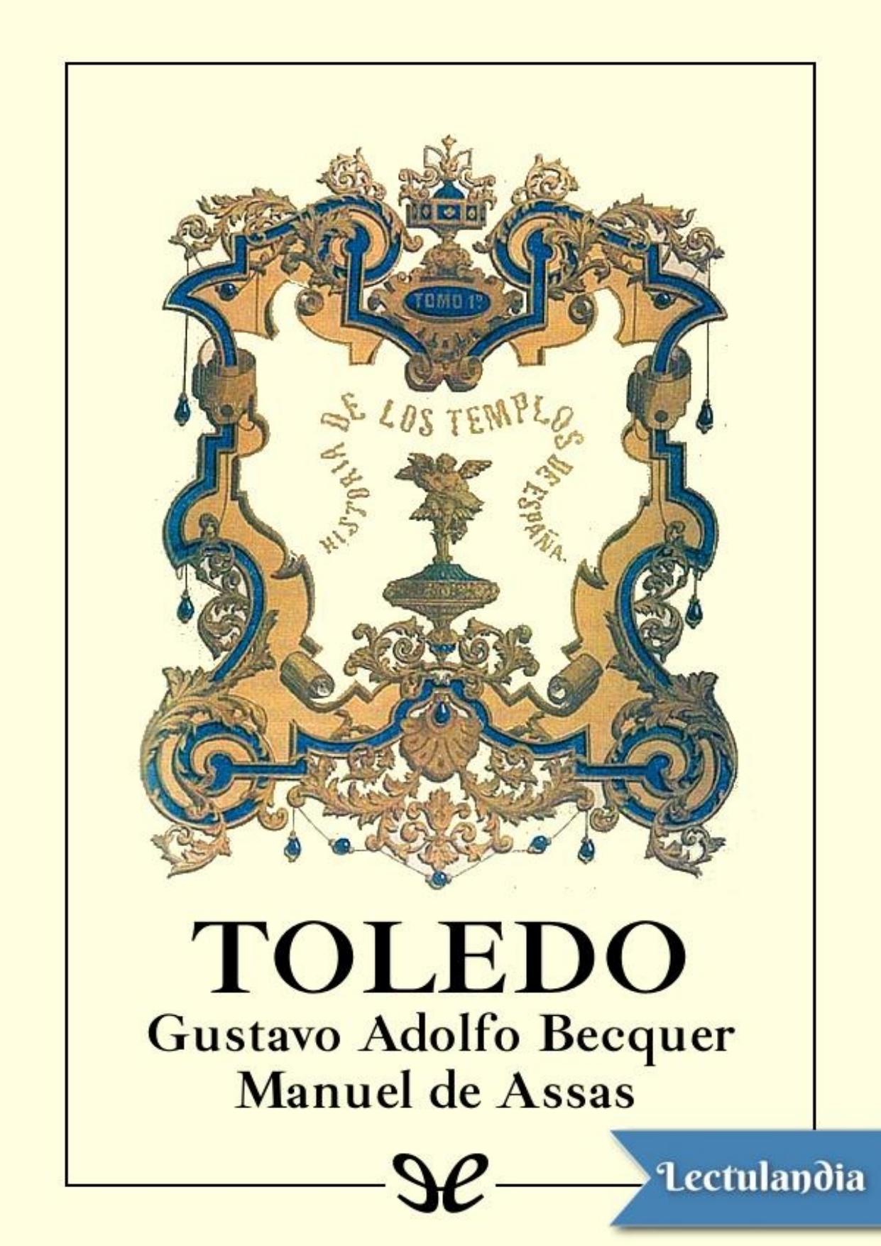 Toledo de Gustavo Adolfo Bécquer, portada del libro