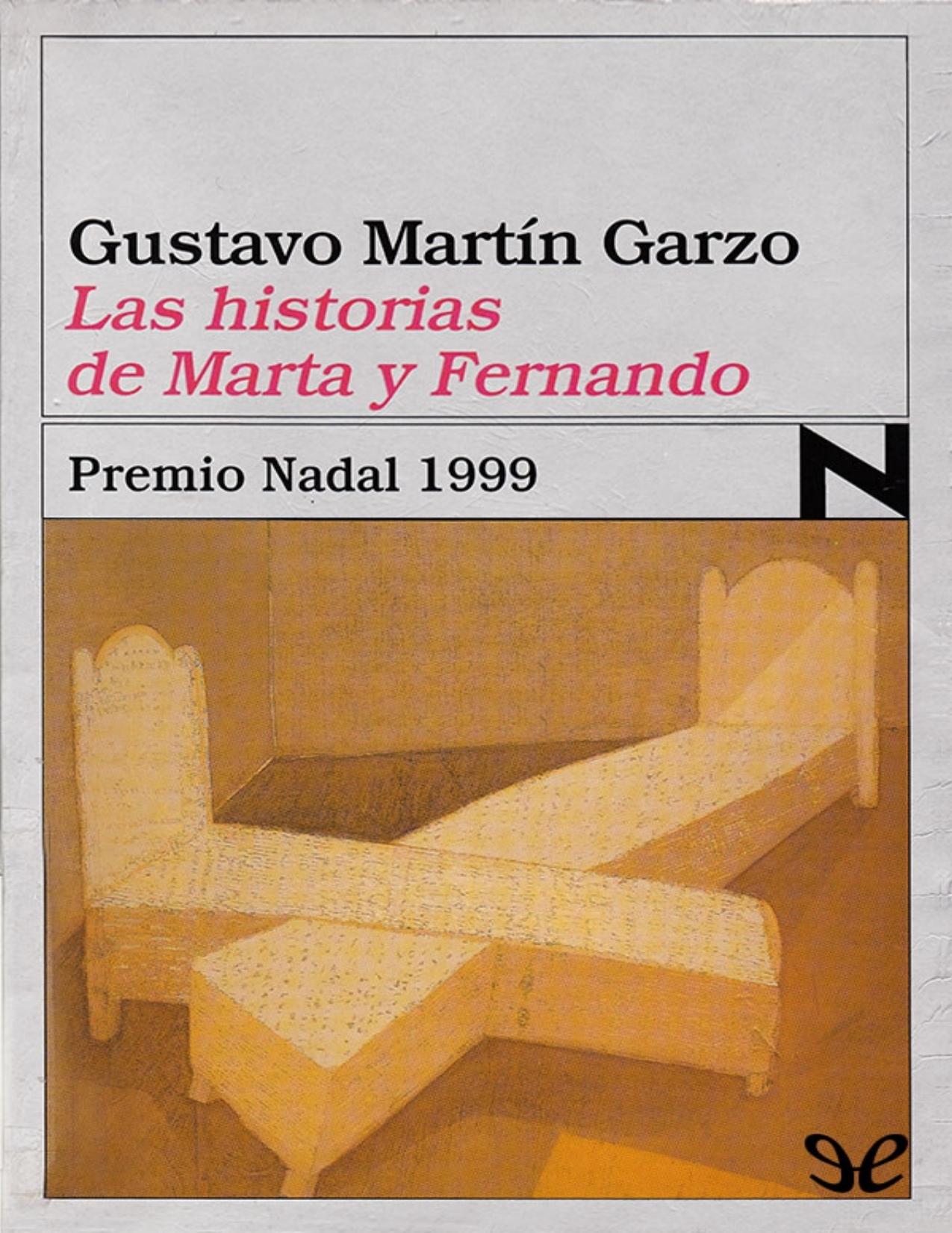 Las historias de Marta y Fernando de Gustavo Martín Garzo, portada del libro