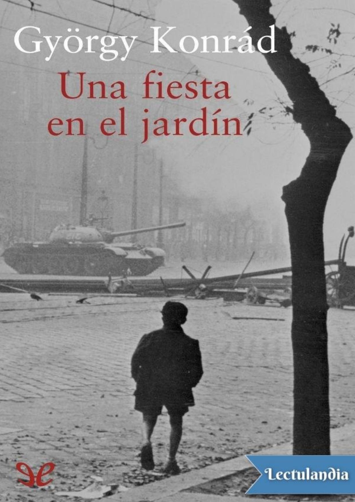 Una fiesta en el jardín de György Konrád, portada del libro