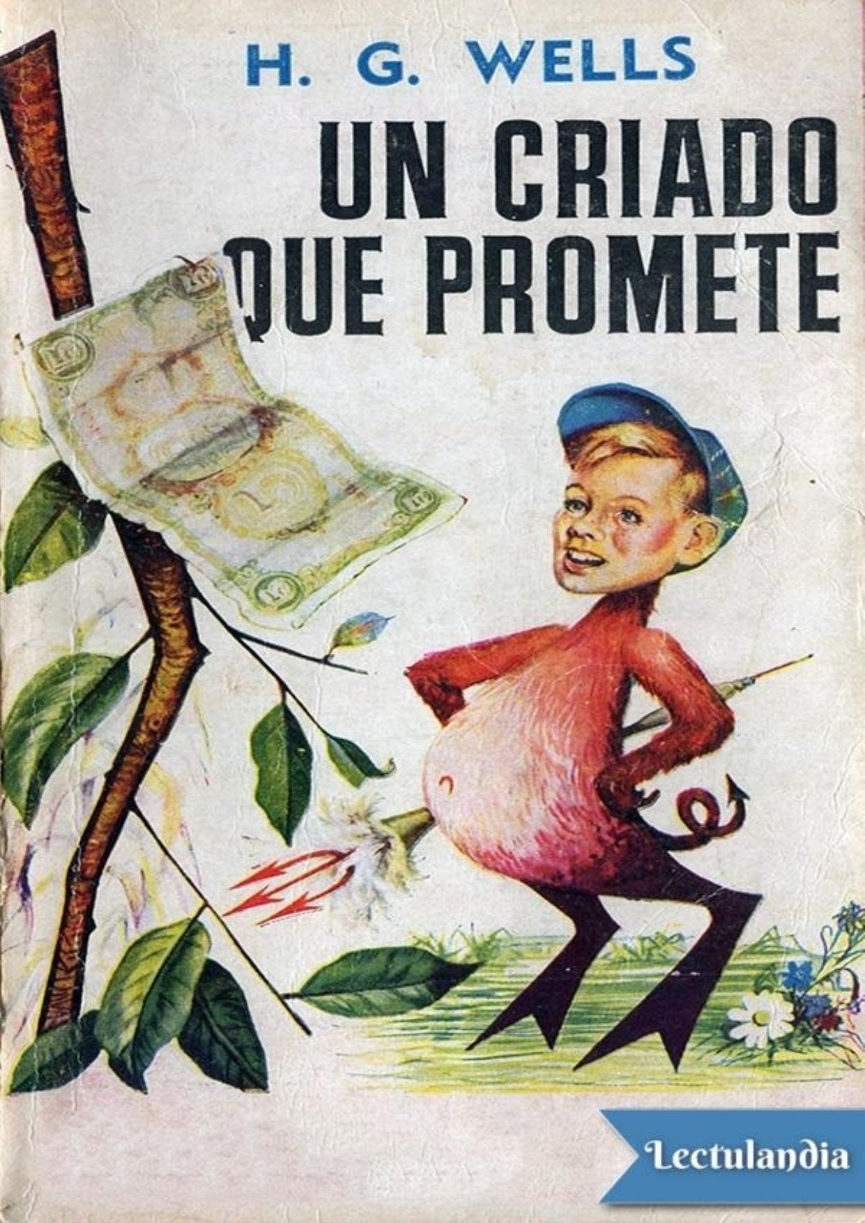 Un criado que promete de H. G. Wells, portada del libro