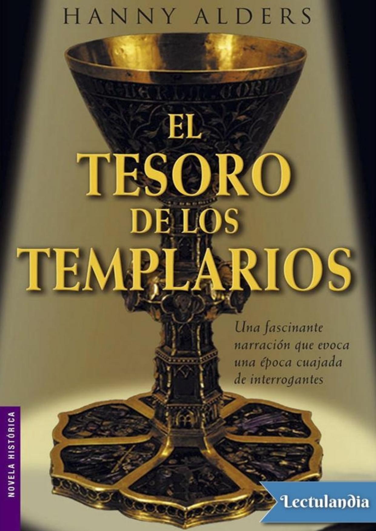 El tesoro de los templarios de Hanny Alders, portada del libro