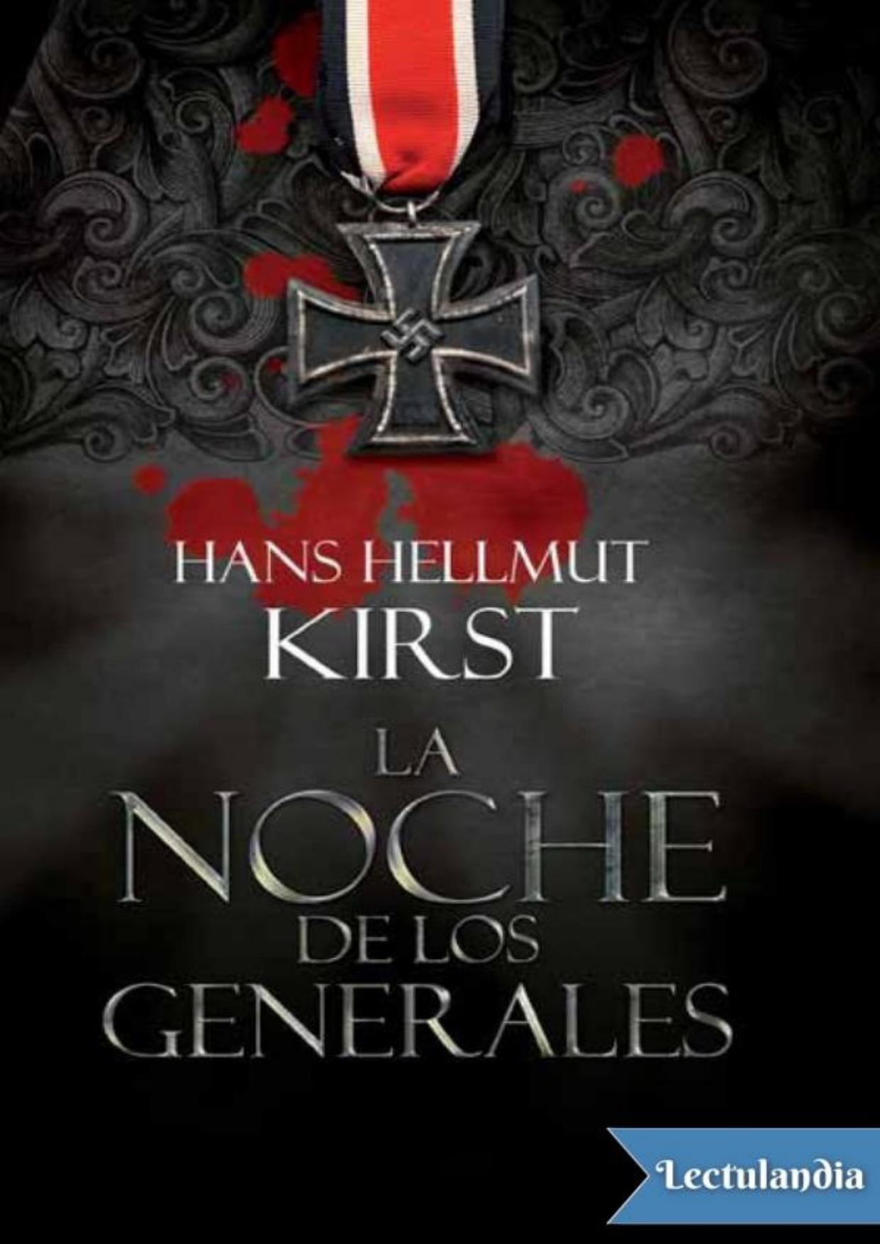 La noche de los generales de Hans Hellmut Kirst, portada del libro