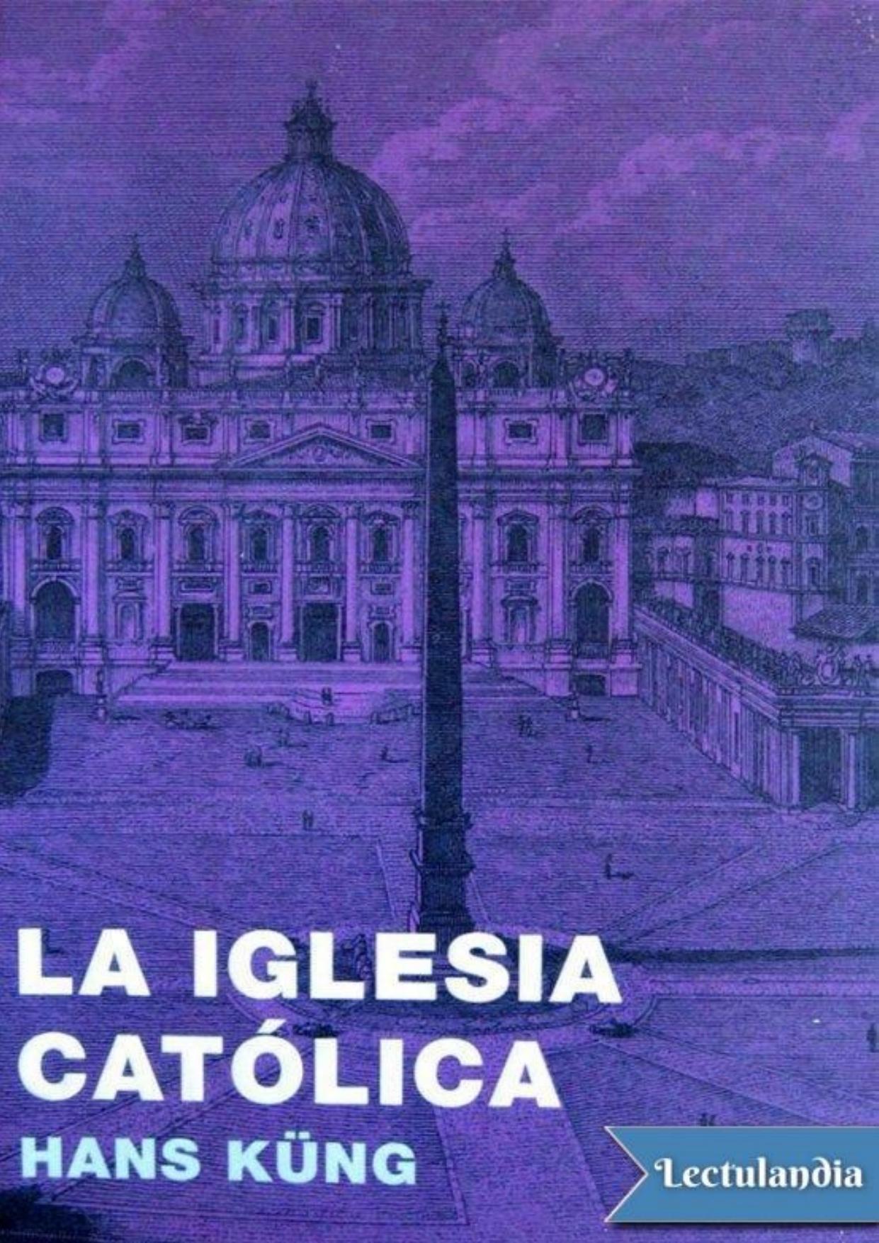 La iglesia católica de Hans Küng, portada del libro