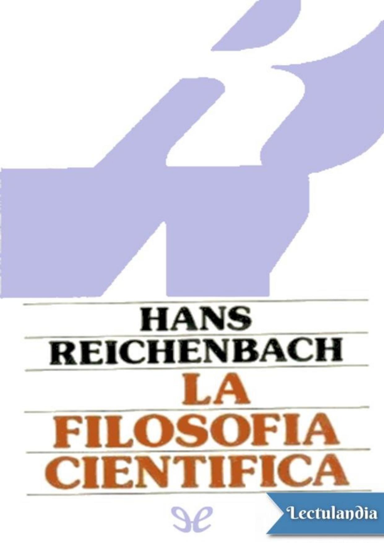 La filosofía científica de Hans Reichenbach, portada del libro