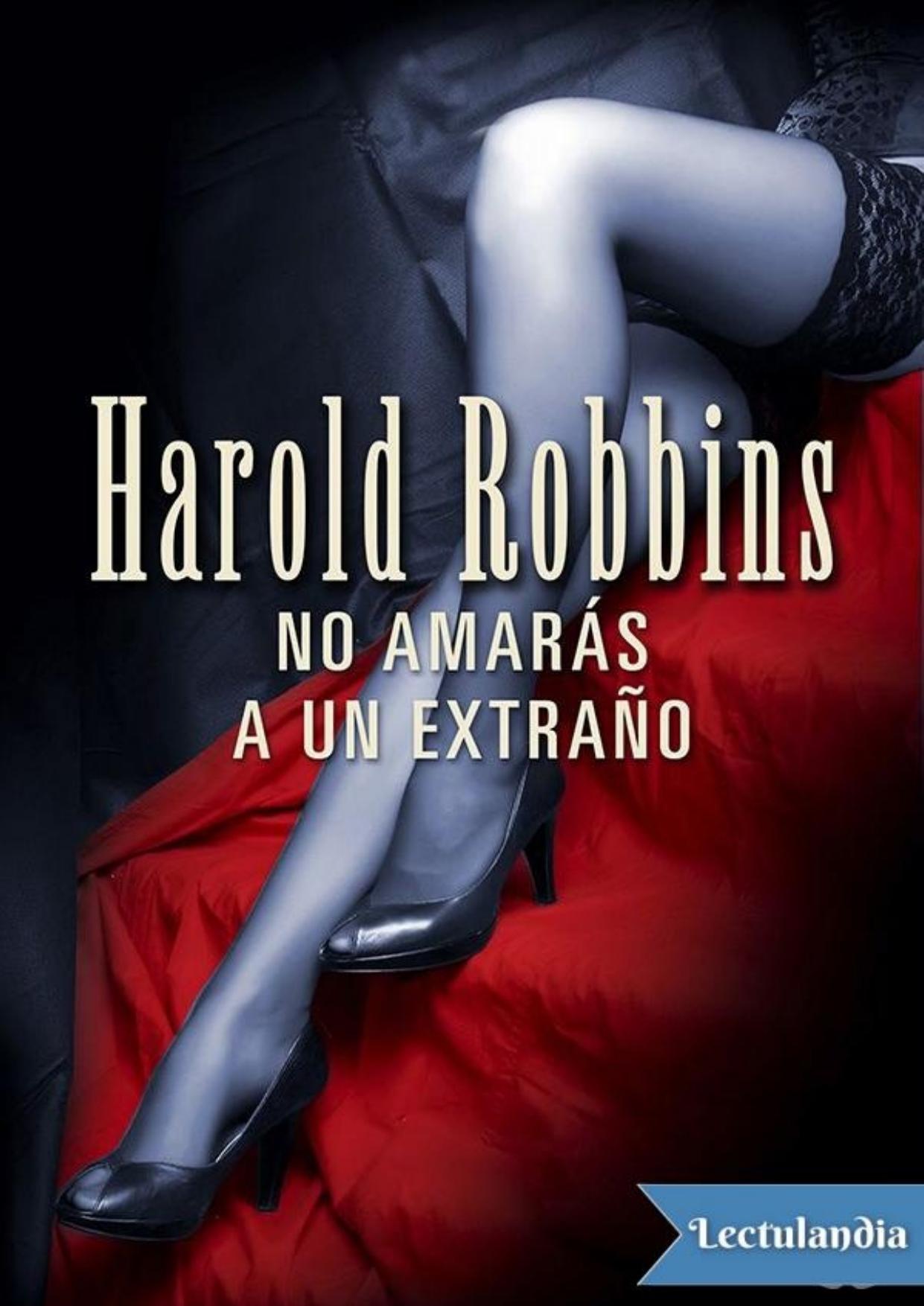 No amarás a un extraño de Harold Robbins, portada del libro