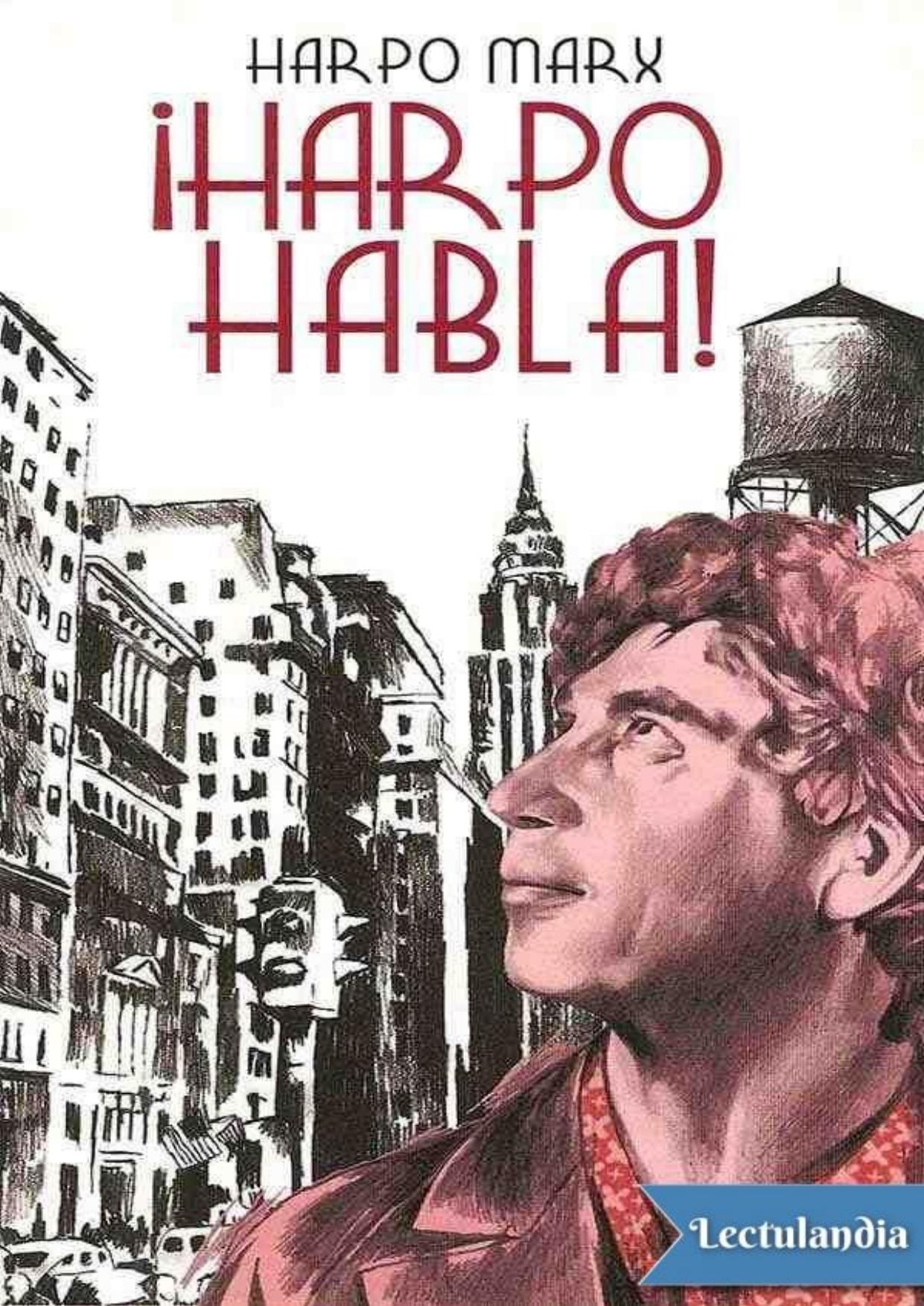 ¡Harpo habla! de Harpo Marx, portada del libro