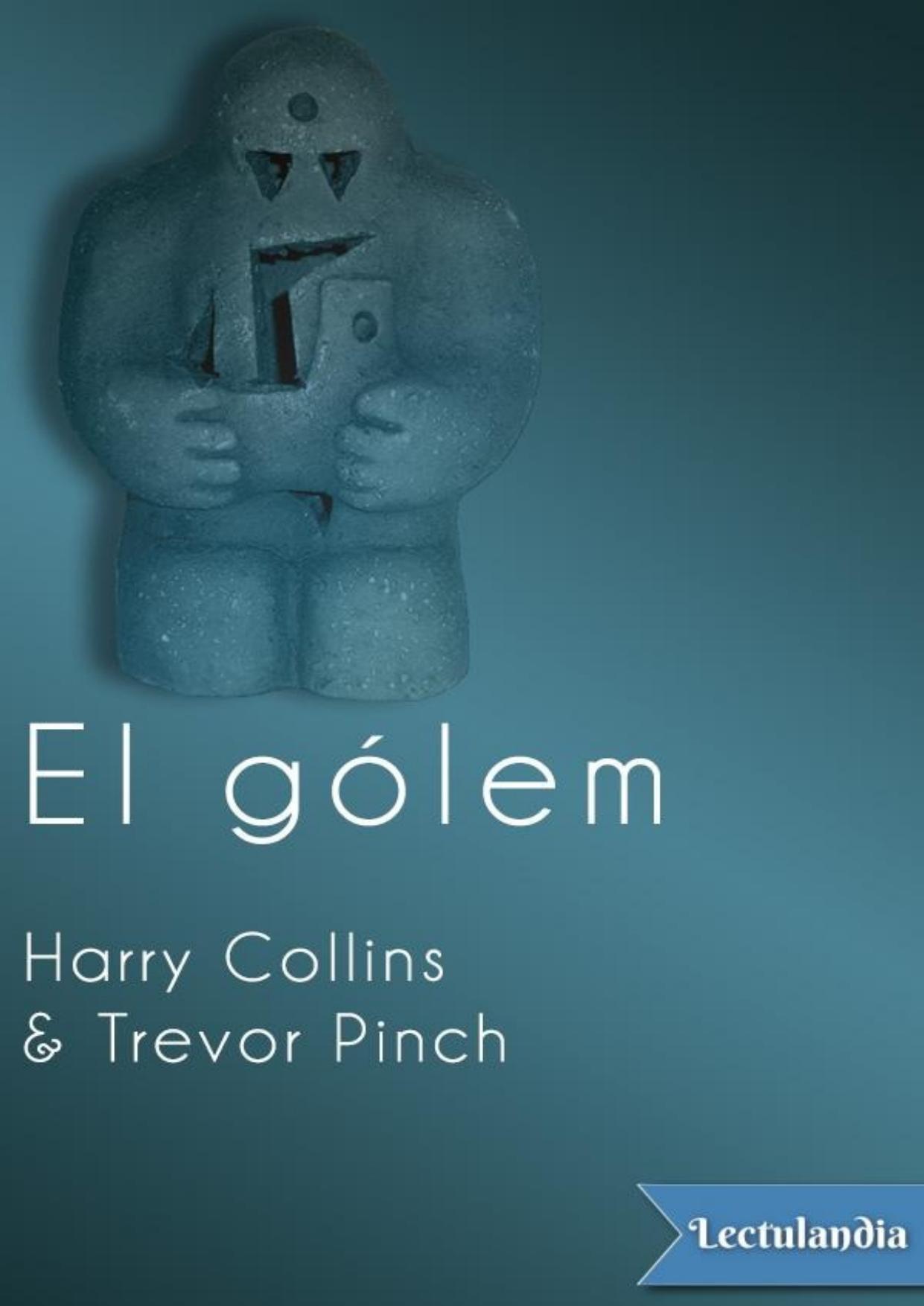 El gólem de Harry Collins, portada del libro