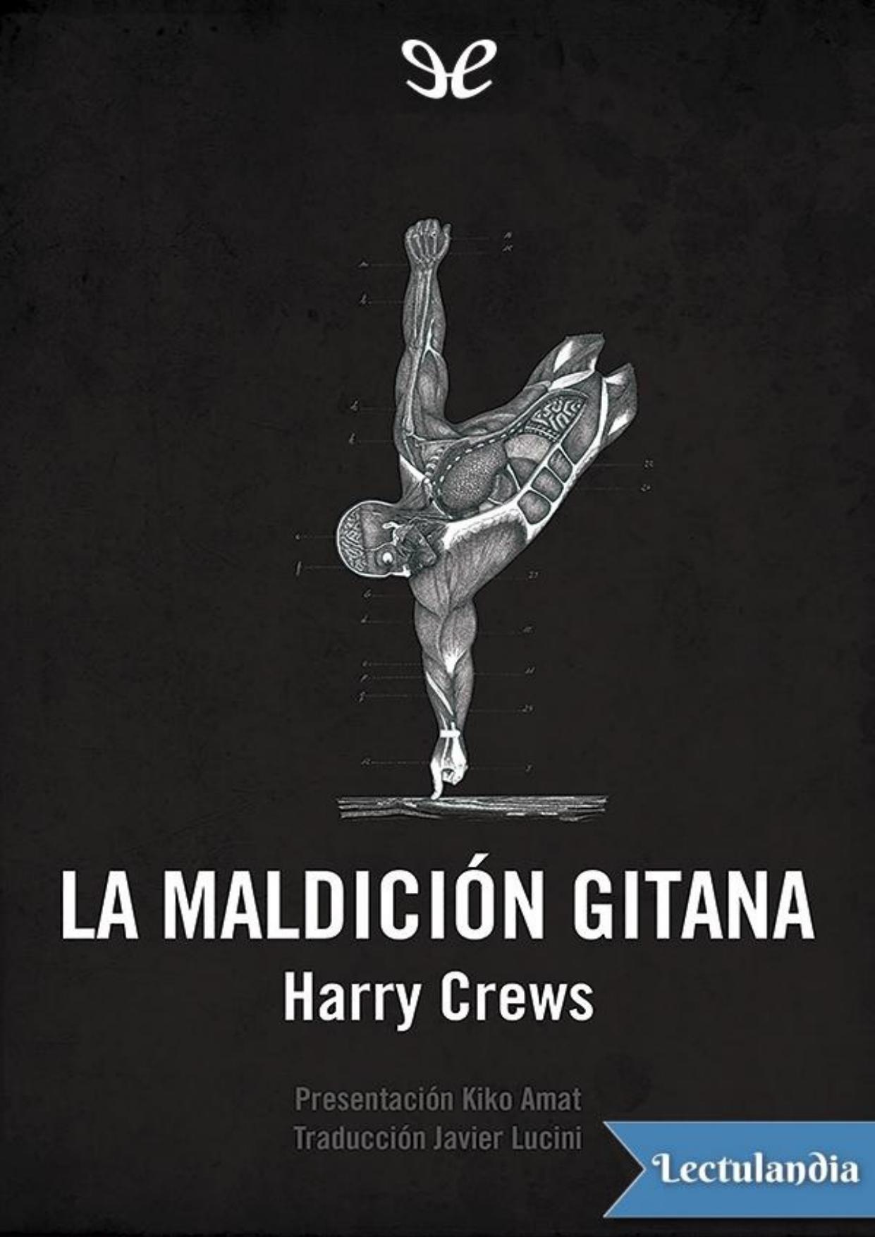 La maldición gitana de Harry Crews, portada del libro
