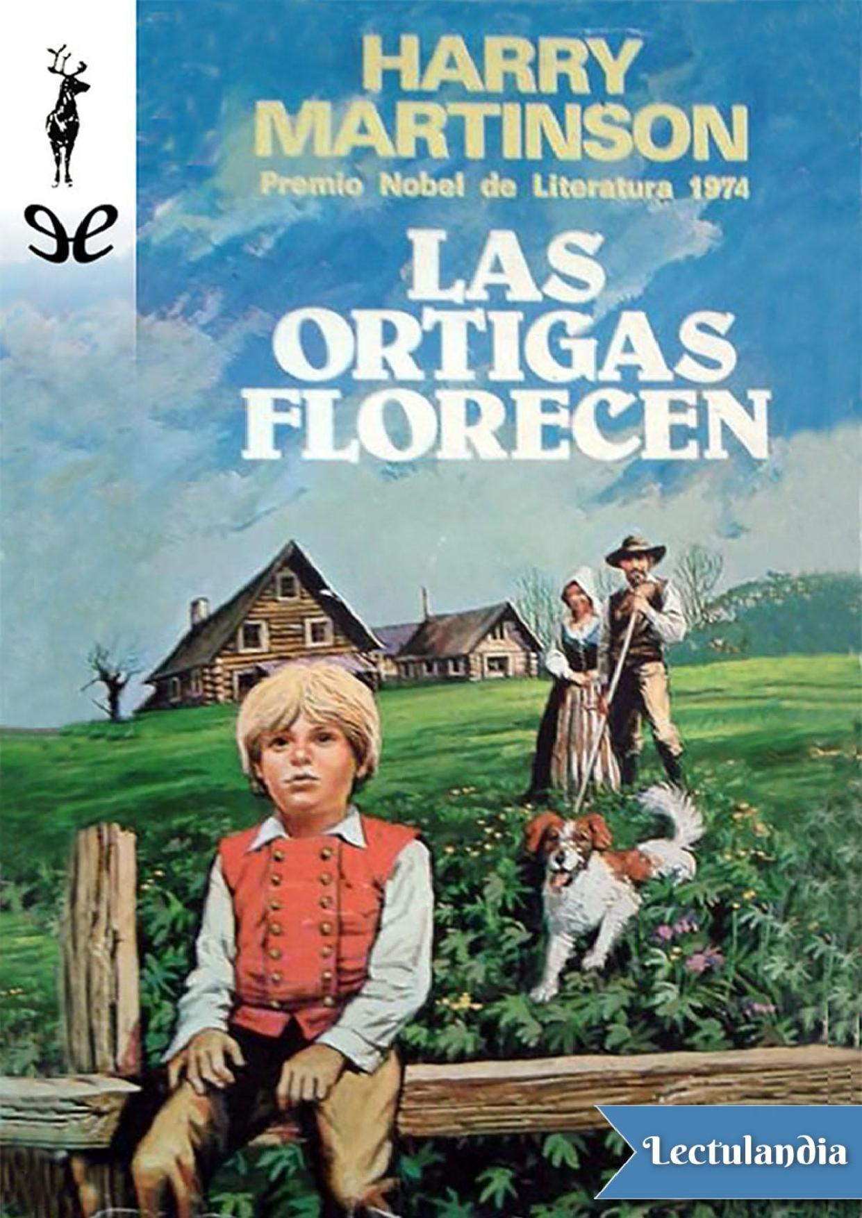 Las ortigas florecen de Harry Martinson, portada del libro