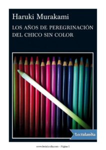 Portada de Los años de peregrinación del chico sin color