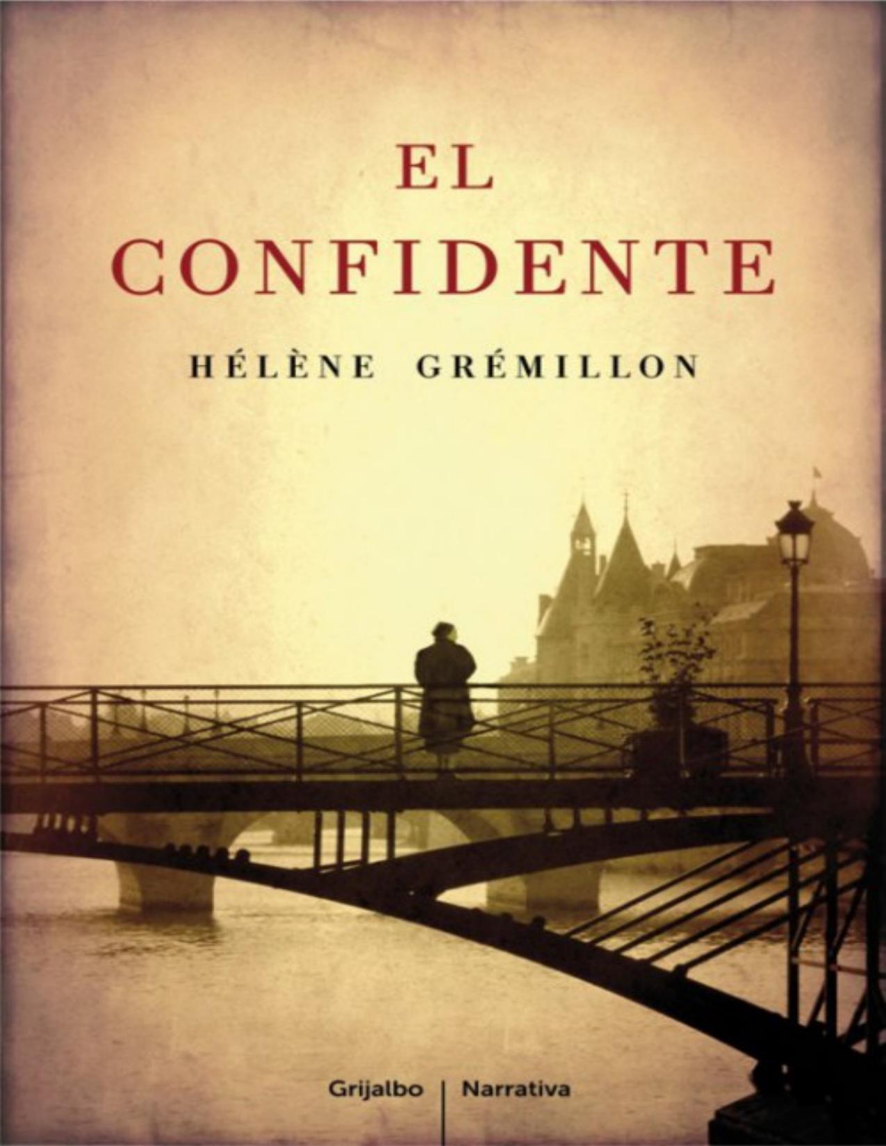 El confidente de Helene Gremillon, portada del libro