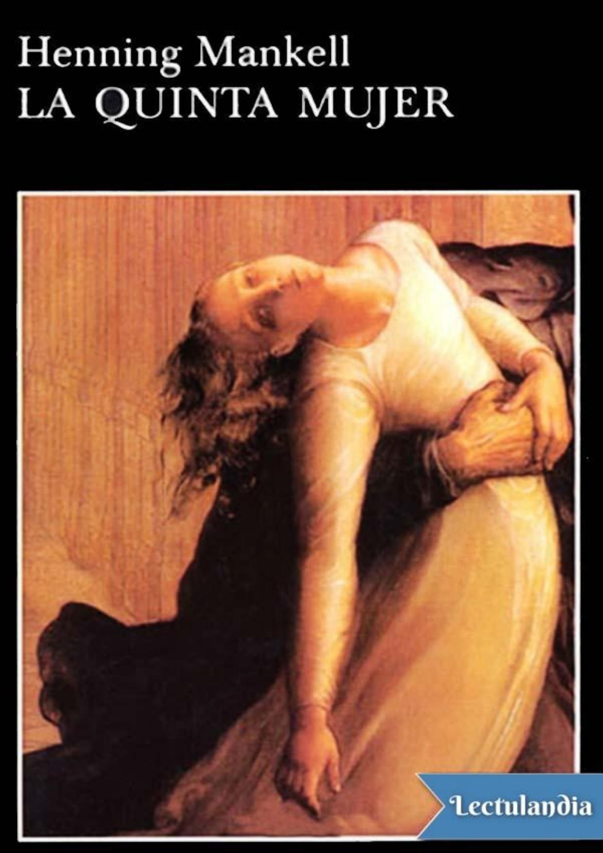 La quinta mujer de Henning Mankell, portada del libro