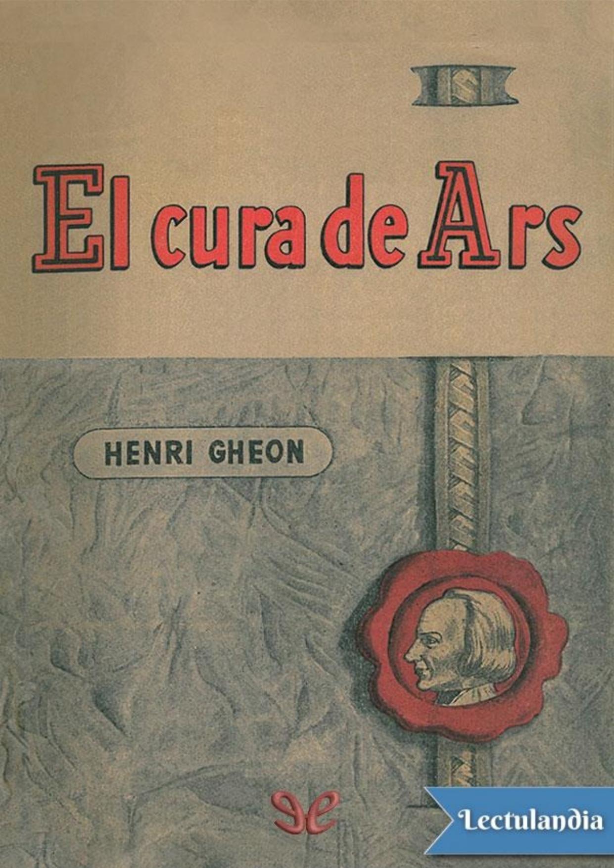 El santo cura de Ars de Henri Ghéon, portada del libro