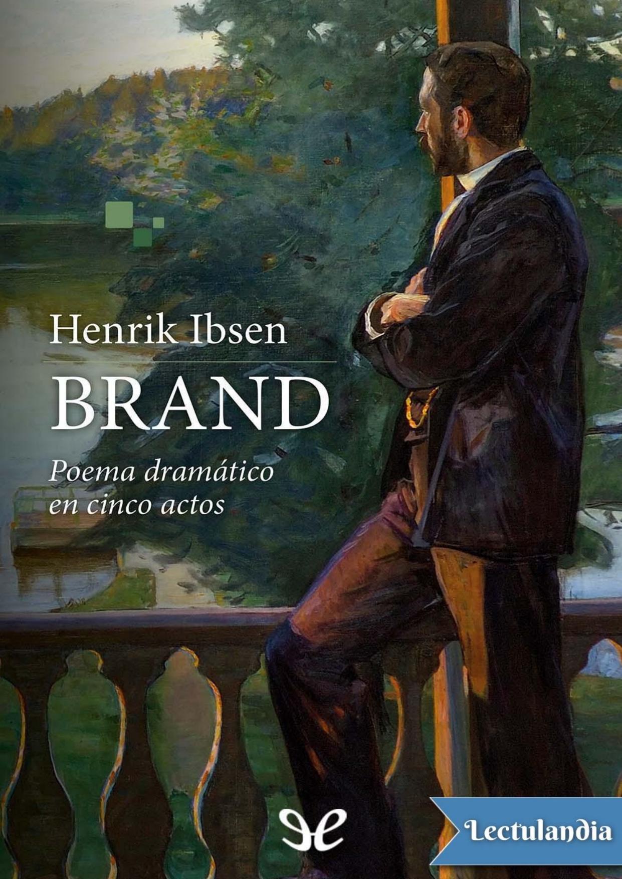 Brand de Henrik Ibsen, portada del libro