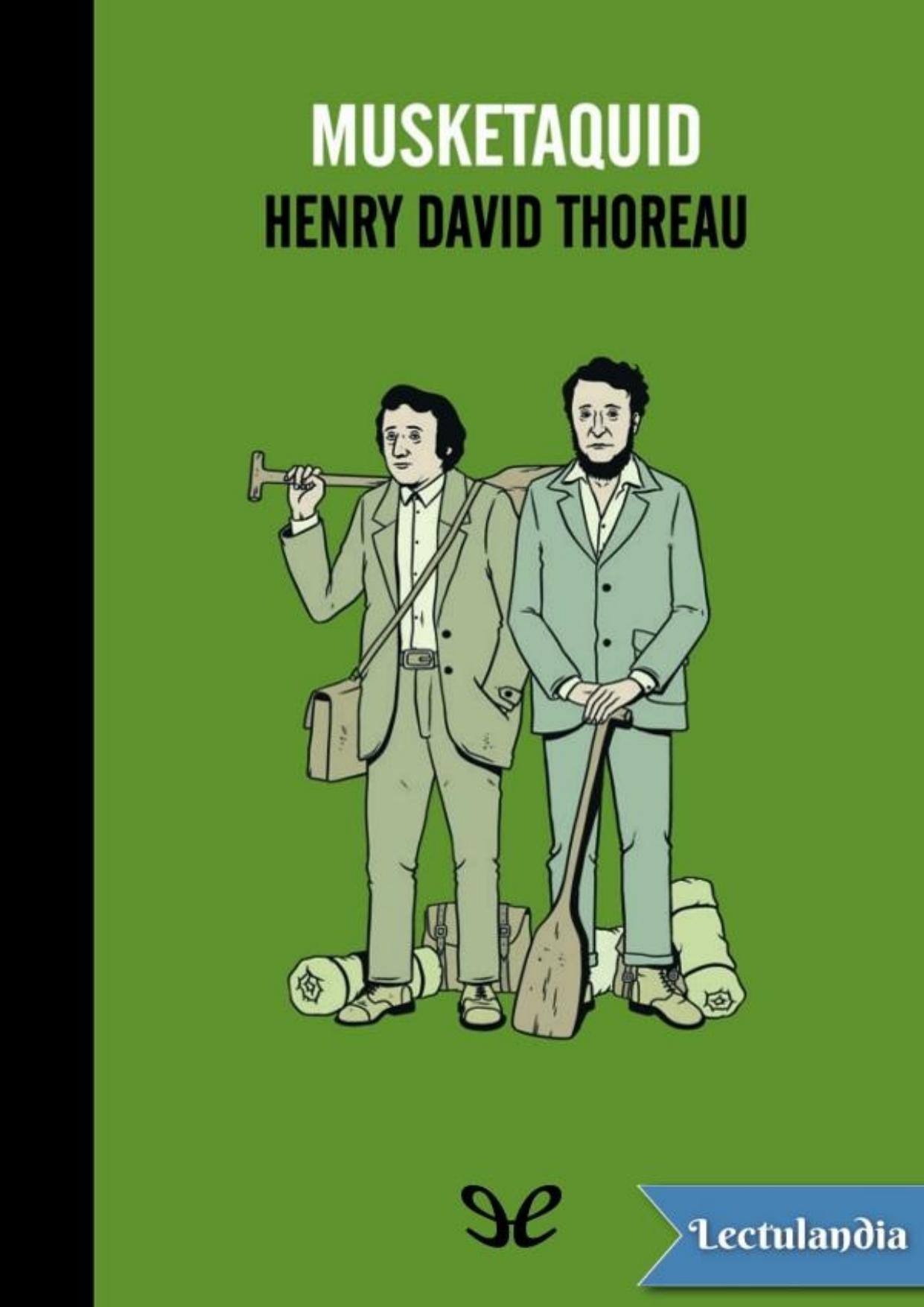 Musketaquid de Henry David Thoreau, portada del libro