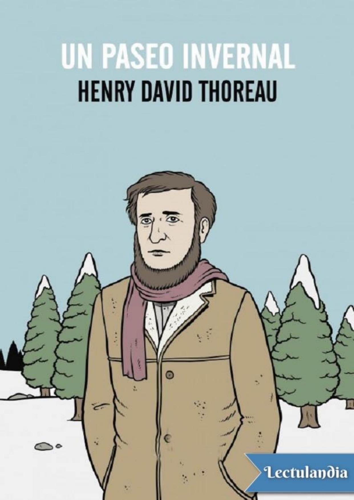 Un paseo de invierno de Henry David Thoreau, portada del libro