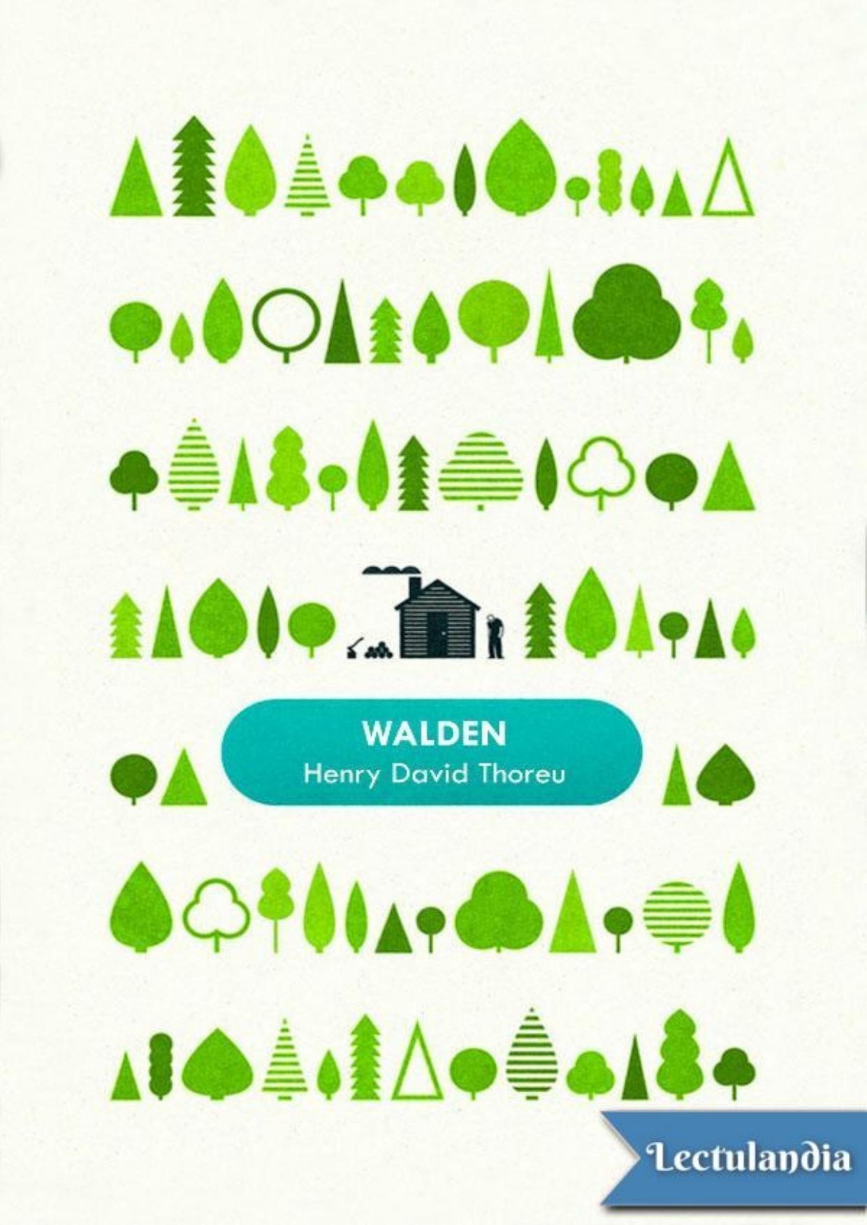 Walden de Henry David Thoreau, portada del libro