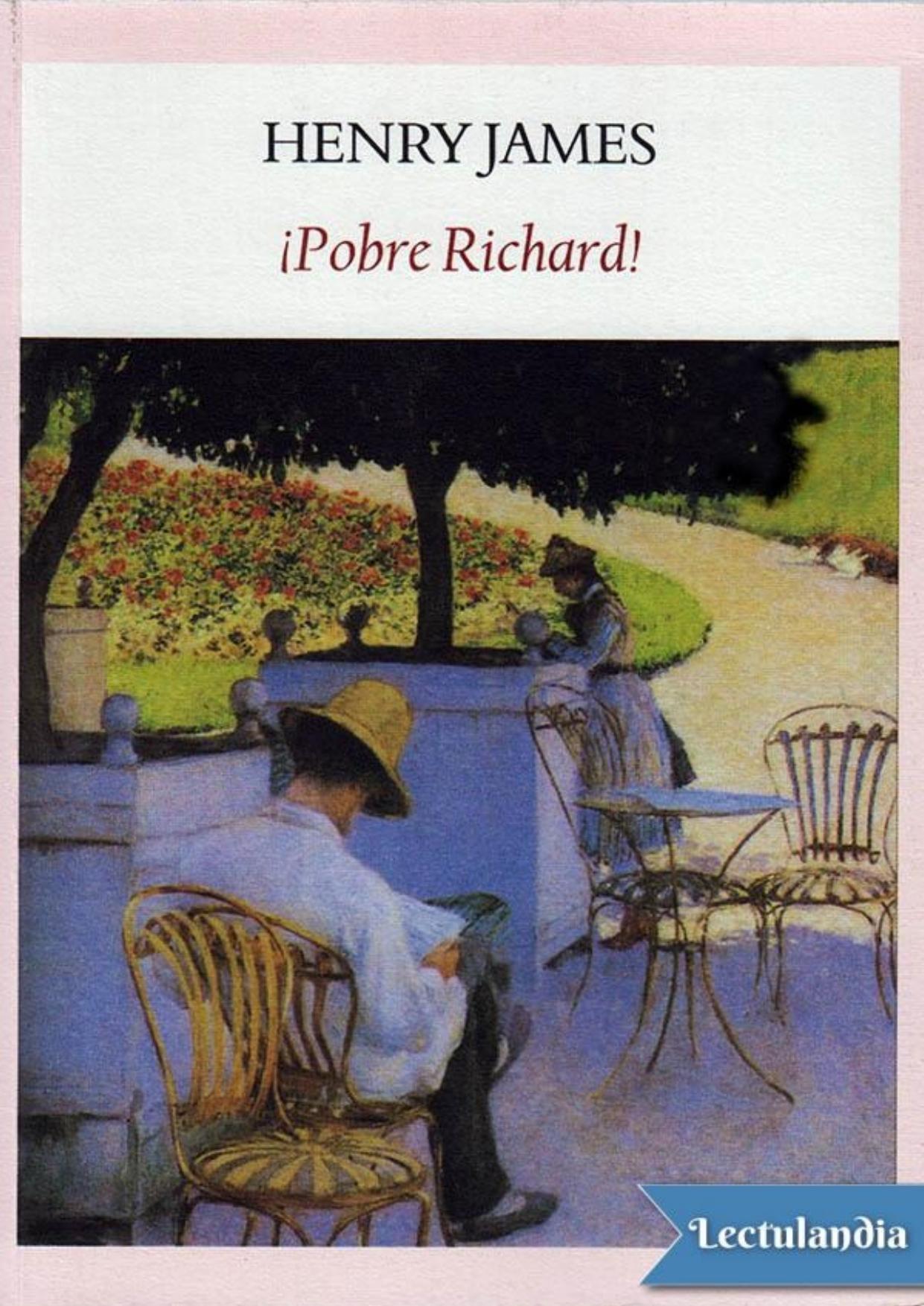 ¡Pobre Richard! de Henry James, portada del libro